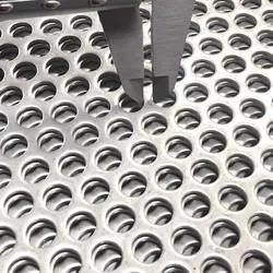 ASTM 201 304 Perforated Stainless Steel Plate Sheet Bending Food Grade